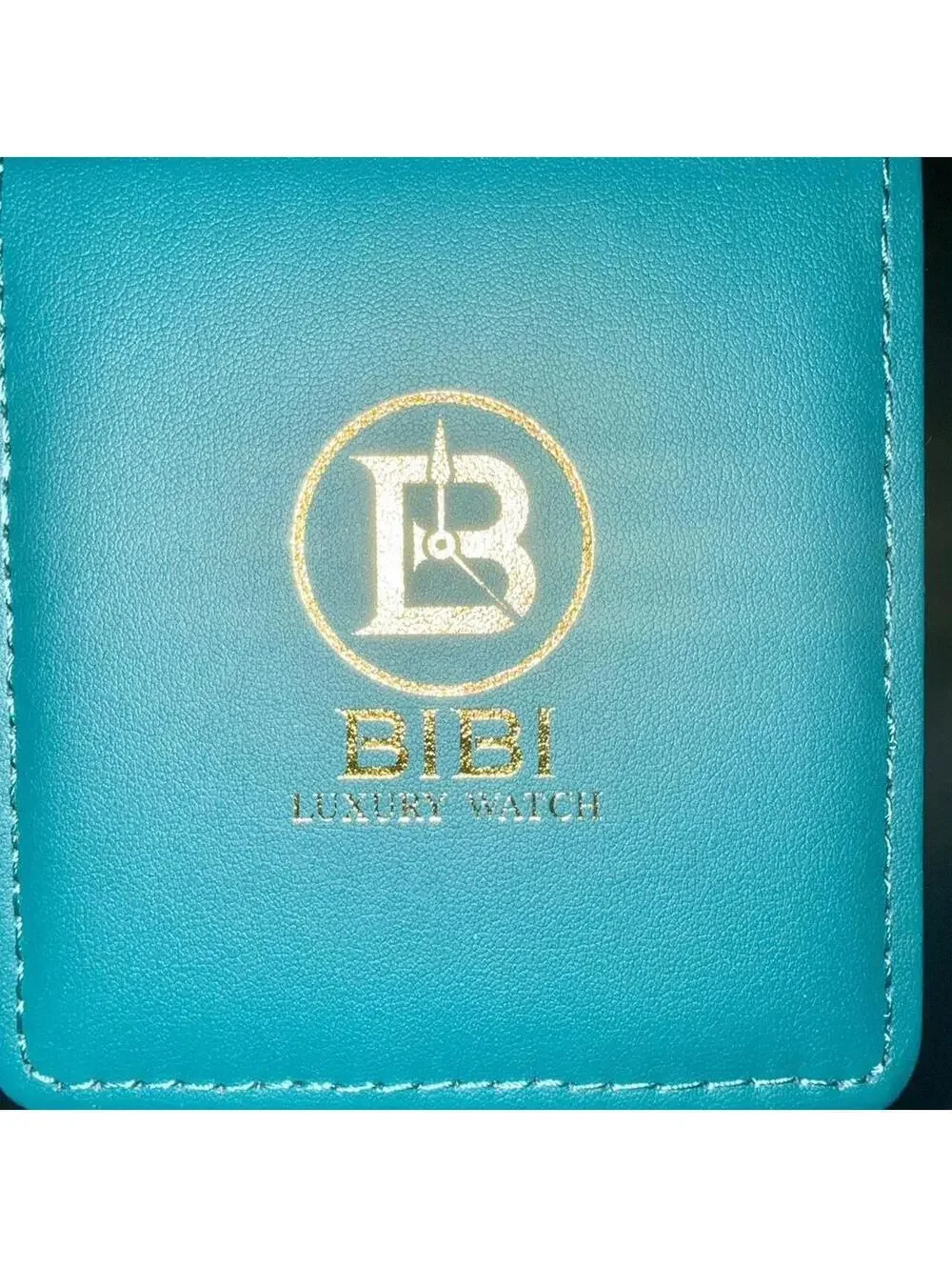 Bibi Luxury Royal Blue Dial Black Case Black Band